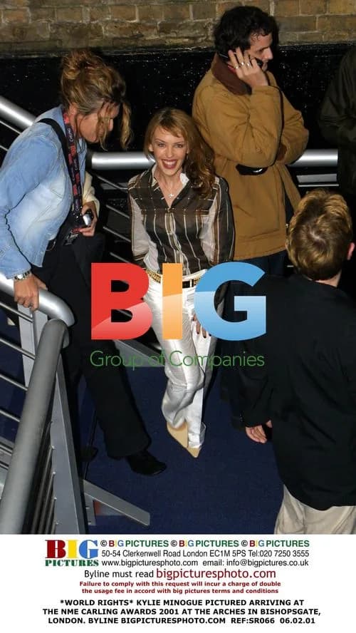 Kylie Minogue at NME Carling Awards 2001