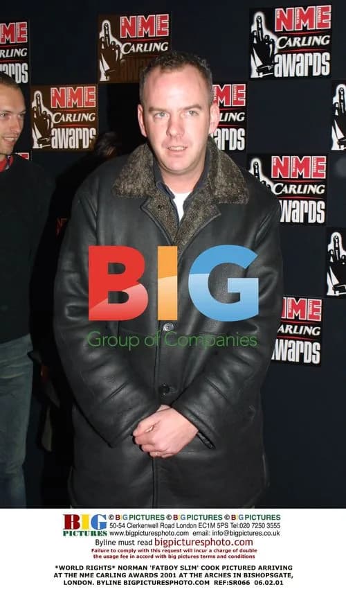 Norman 'Fatboy Slim' Cook at NME Carling Awards 2001