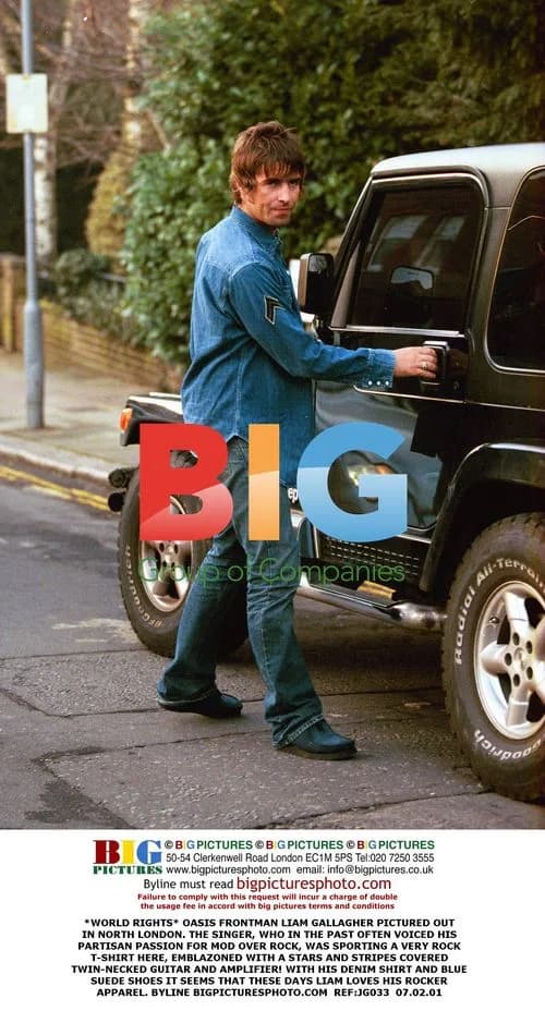 Liam Gallagher in North London