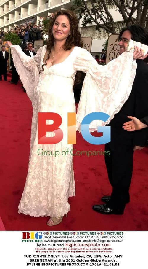 Amy Brenneman at 2001 Golden Globes