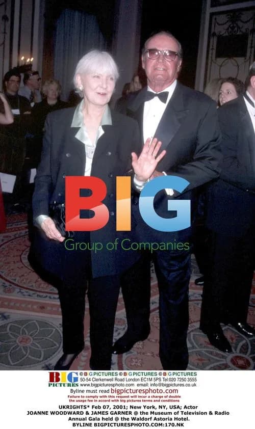 Joanne Woodward and James Garner at TV Museum Gala