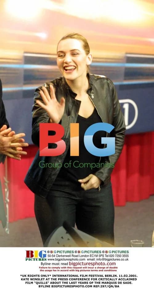 Kate Winslet at Quills press conference
