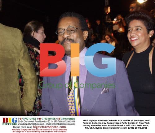 Johnny Cochrane at Sean John Fashion Show