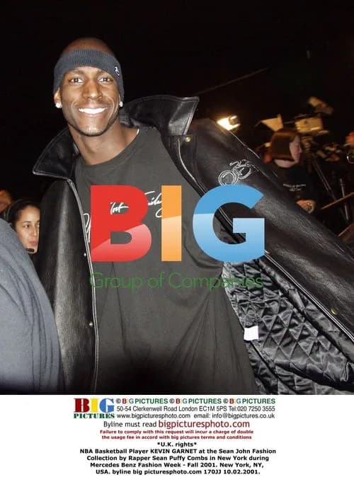 Kevin Garnett at Sean John Fashion Show