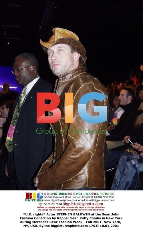 Stephen Baldwin at Sean John Fashion Show