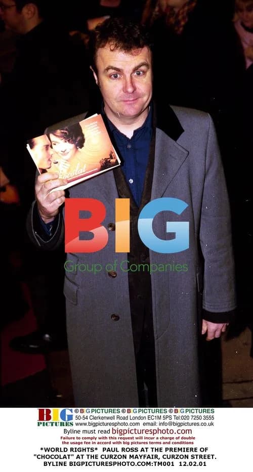 Paul Ross at Chocolat premiere in London