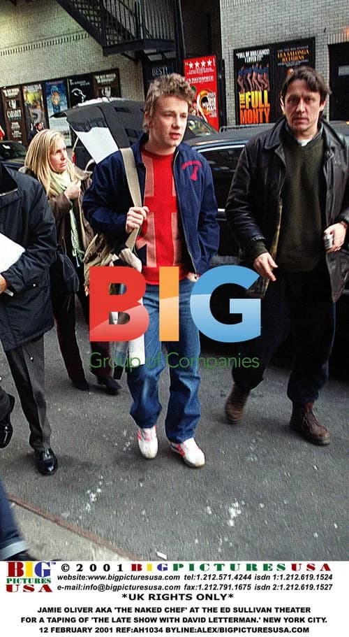 Jamie Oliver at Letterman Taping
