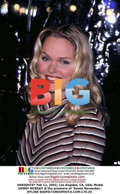 SUNNY MCBRAY at 'Sweet November' Premiere