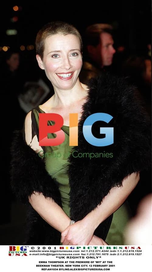 Emma Thompson at 'Wit' premiere