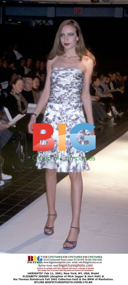 Elizabeth Jagger at Thomas Steinbruck fashion show