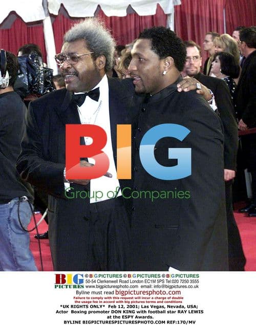 Don King and Ray Lewis at the ESPY Awards