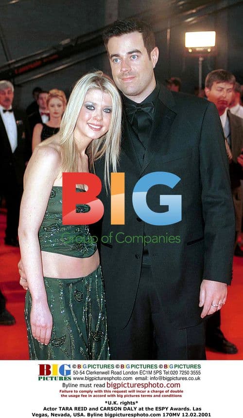 Tara Reid and Carson Daly at ESPY Awards