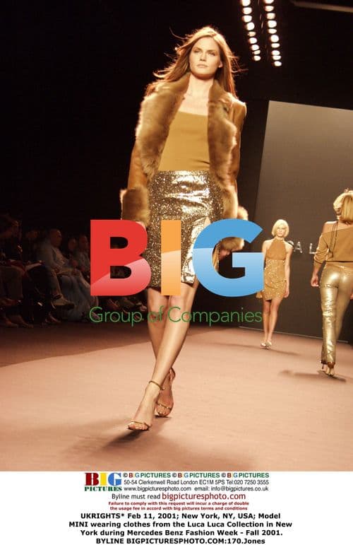 Model MINI at Luca Luca Fashion Show