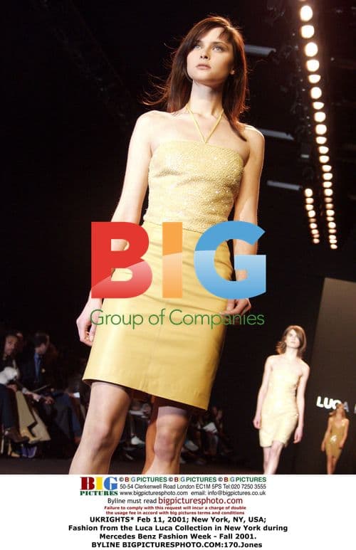 Luca Luca Collection at NY Fashion Week 2001