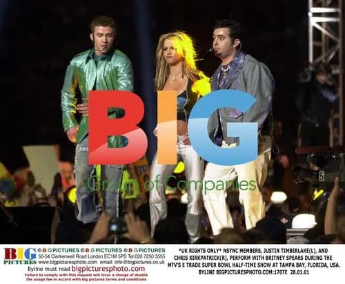 NSYNC Members Perform with Britney Spears at Super Bowl