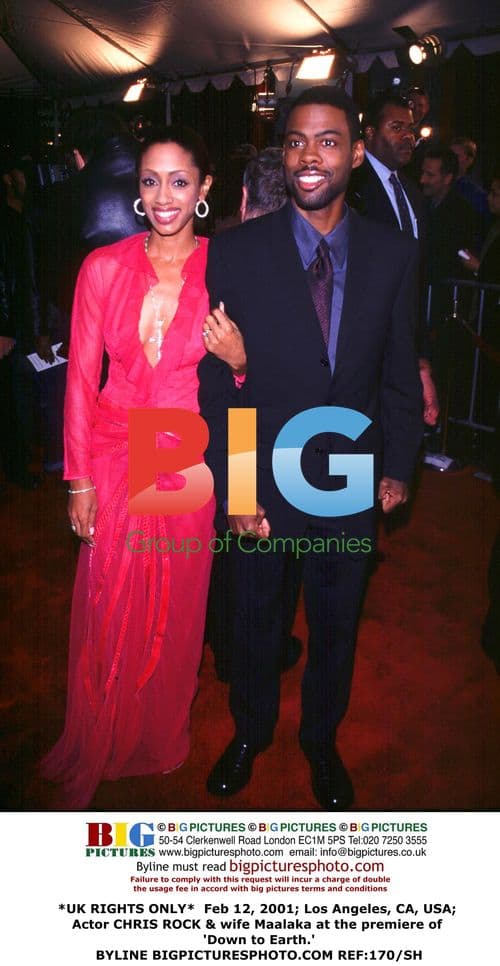 Chris Rock & wife at 'Down to Earth' premiere