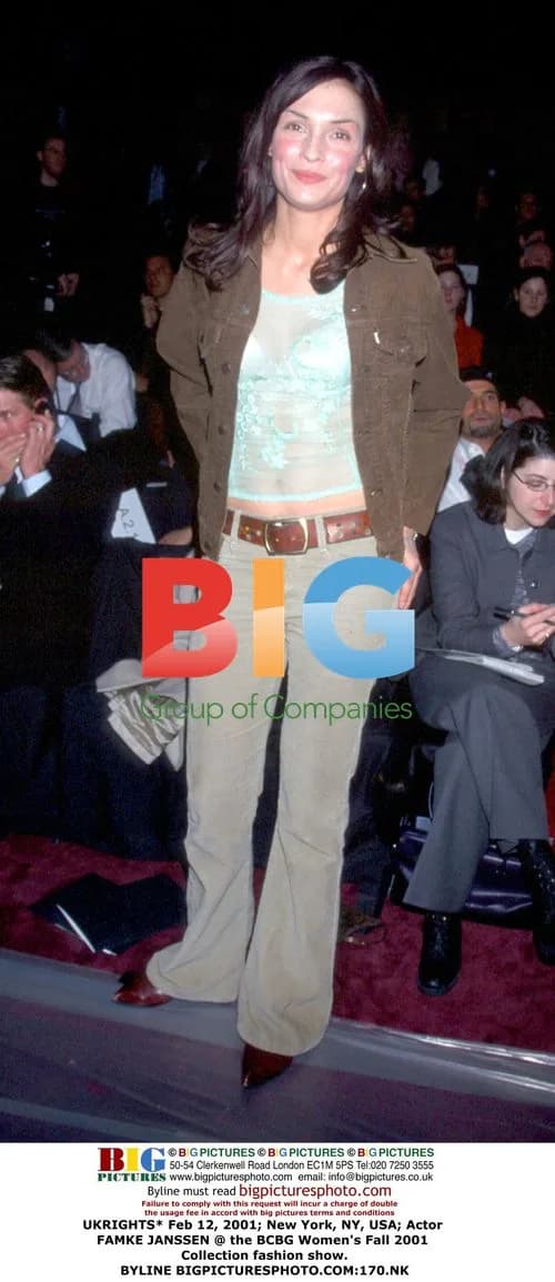 Famke Janssen at BCBG Fashion Show