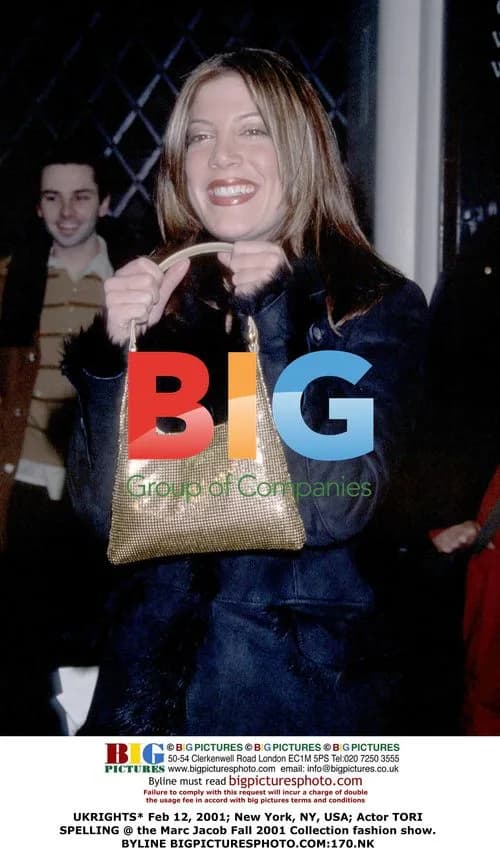 Tori Spelling at Marc Jacobs Fall 2001 Show