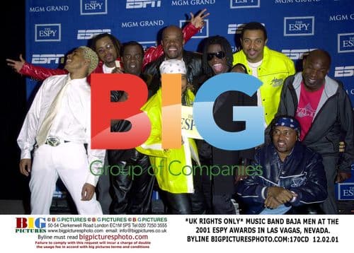 Baja Men at 2001 ESPY Awards in Las Vegas