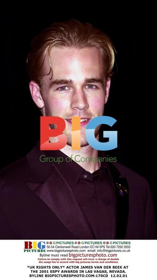 James Van Der Beek at 2001 ESPY Awards