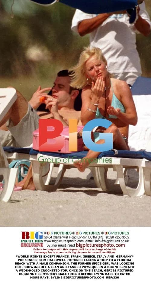 Geri Halliwell Relaxes on Florida Beach