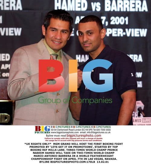 Naseem Hamed vs Barrera Featherweight Championship
