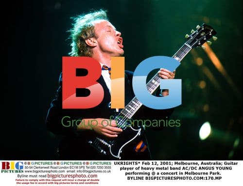 AC/DC's Angus Young Performs in Melbourne