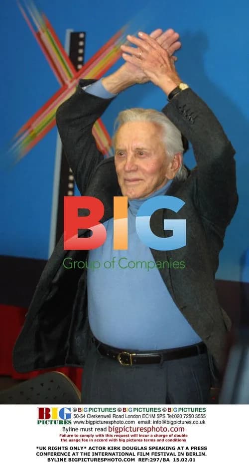 Kirk Douglas at Berlin Film Festival