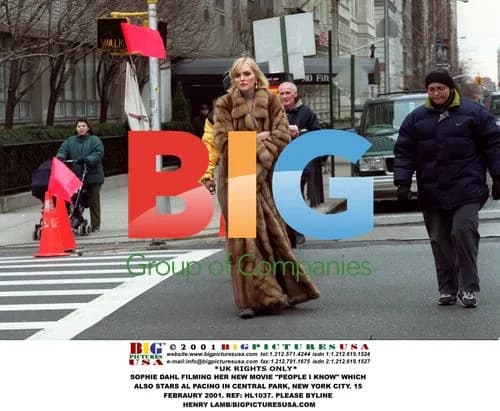 Sophie Dahl Filming "People I Know" in NYC
