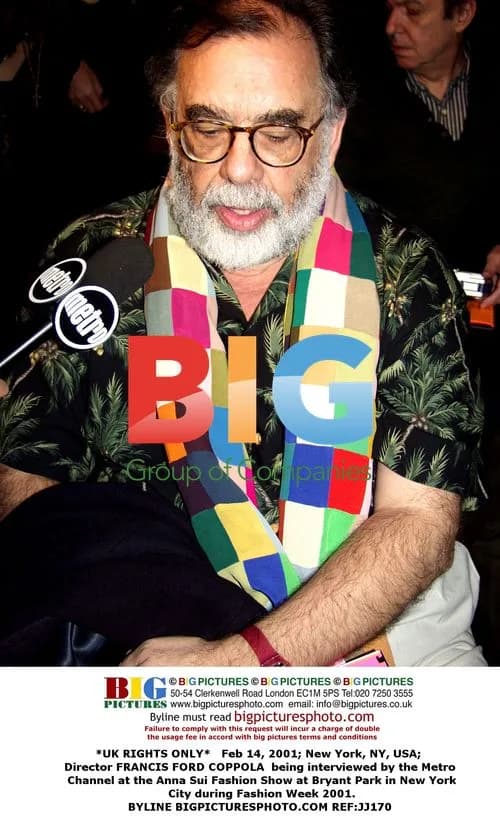 Francis Ford Coppola at Anna Sui Fashion Show