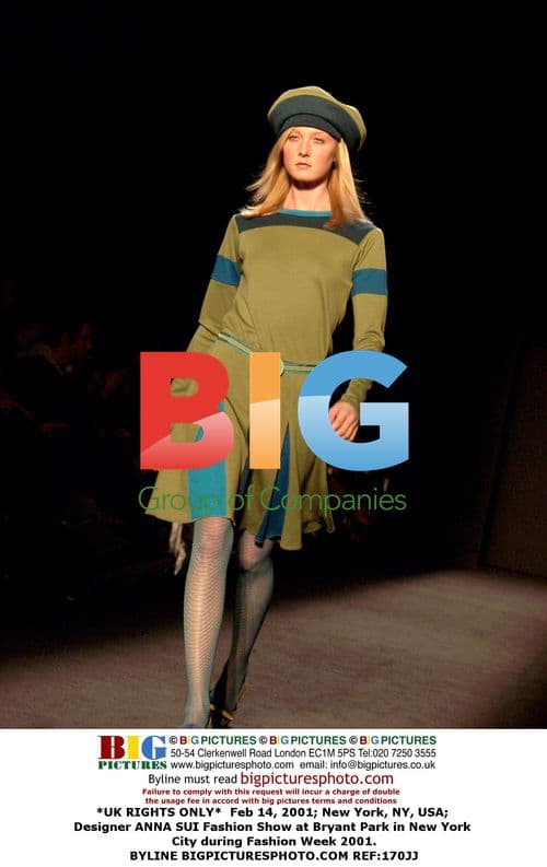 Anna Sui Fashion Show, NY Fashion Week 2001
