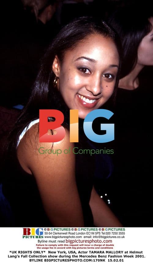 Tamara Mallory at Helmut Lang Fashion Show