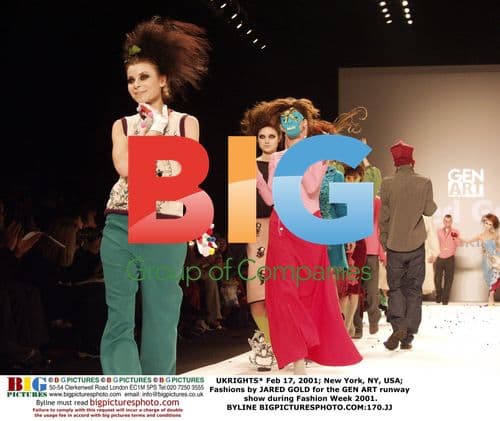 JARED GOLD Runway Show, Fashion Week 2001