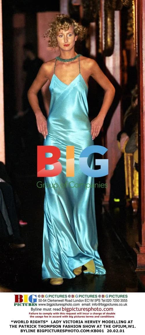 Lady Victoria Hervey Modeling at Patrick Thompson Show