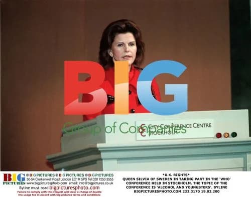 Queen Silvia of Sweden at WHO Conference