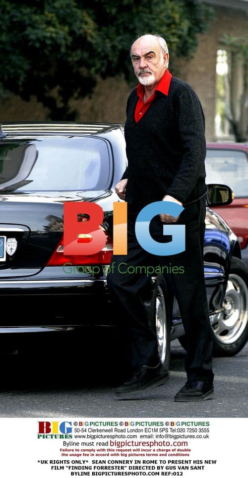 Sean Connery presents "Finding Forrester" in Rome