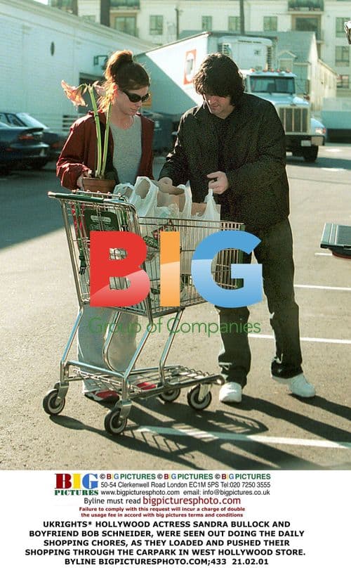 Sandra Bullock and boyfriend shop