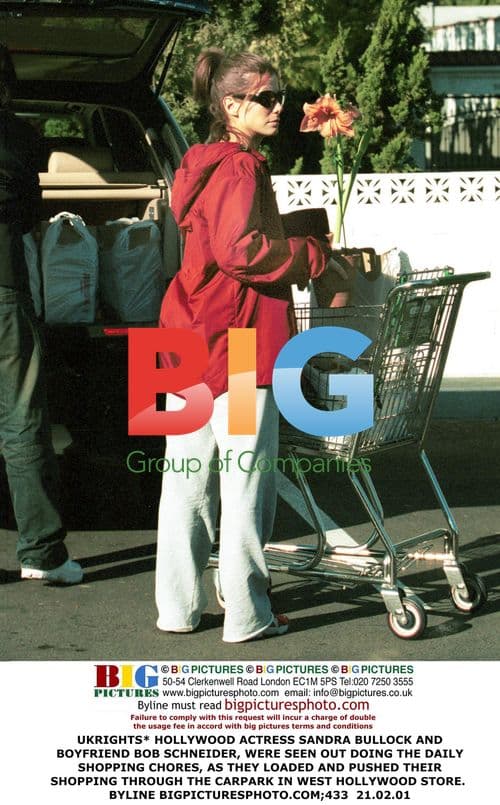 Sandra Bullock and boyfriend shopping