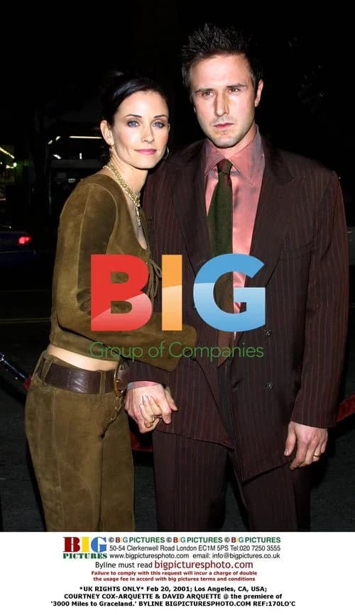 Courtney Cox-Arquette & David Arquette at '3000 Miles to Graceland' Premiere