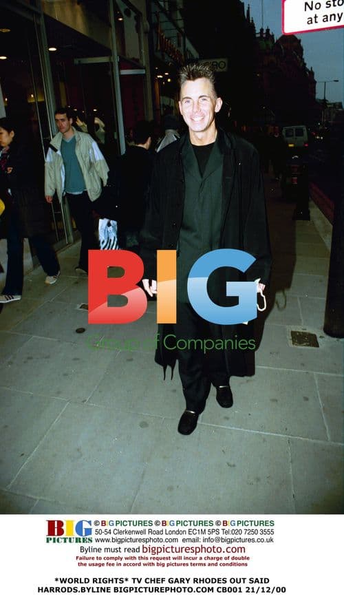 TV Chef Gary Rhodes at Harrods