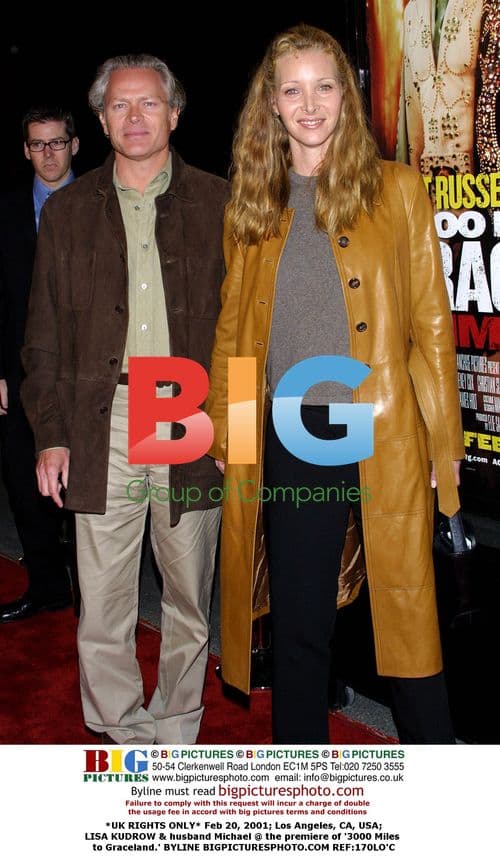 Lisa Kudrow & Husband at '3000 Miles to Graceland' Premiere