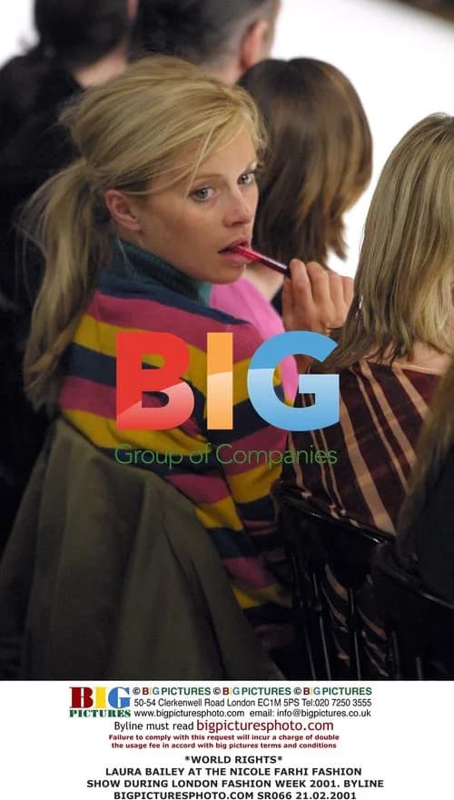 Laura Bailey at Nicole Farhi Fashion Show