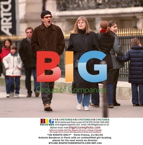 Antonio Banderas in Paris scouting movie locations