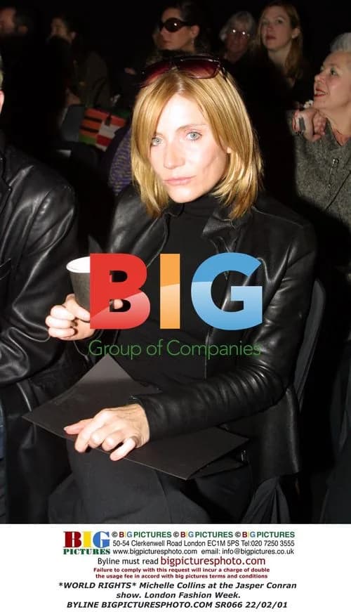 Michelle Collins at Jasper Conran show