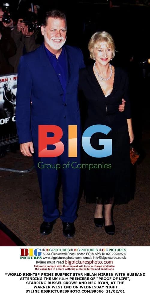 Helen Mirren at "Proof of Life" UK Premiere