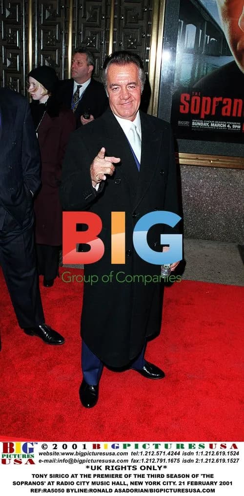 Tony Sirico at 'The Sopranos' Season 3 Premiere