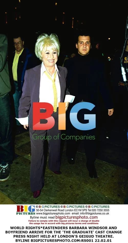 Barbara Windsor at 'The Graduate' press night