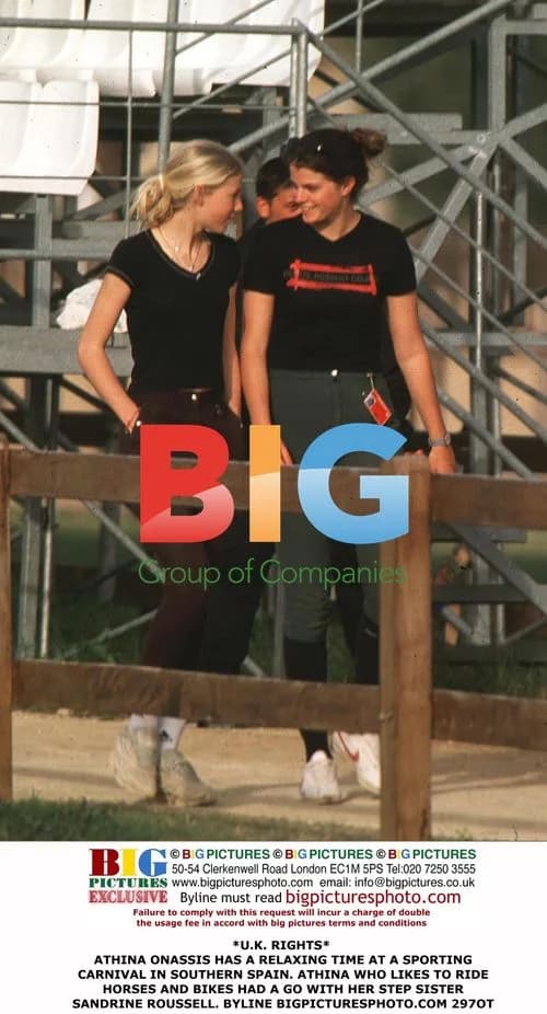 Athina Onassis at Sporting Carnival in Spain