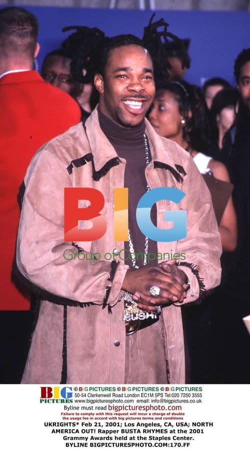 Busta Rhymes at 2001 Grammy Awards