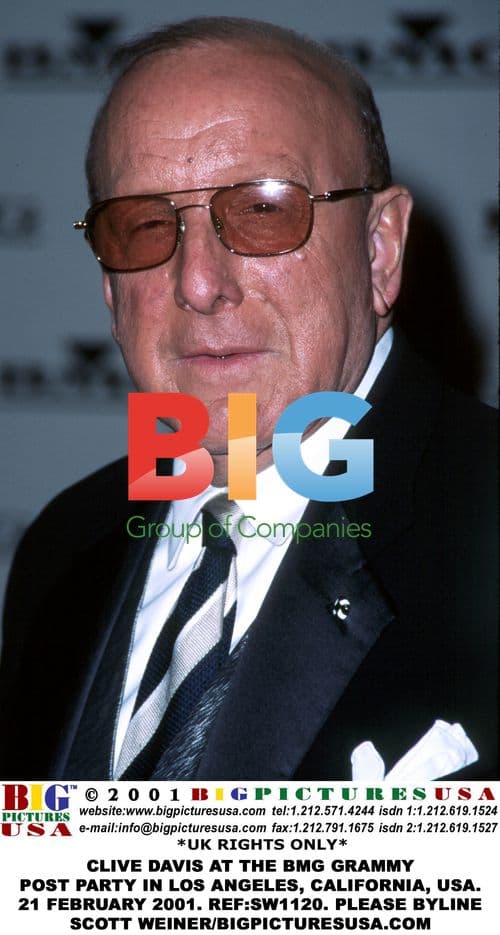Clive Davis at BMG Grammy Post Party